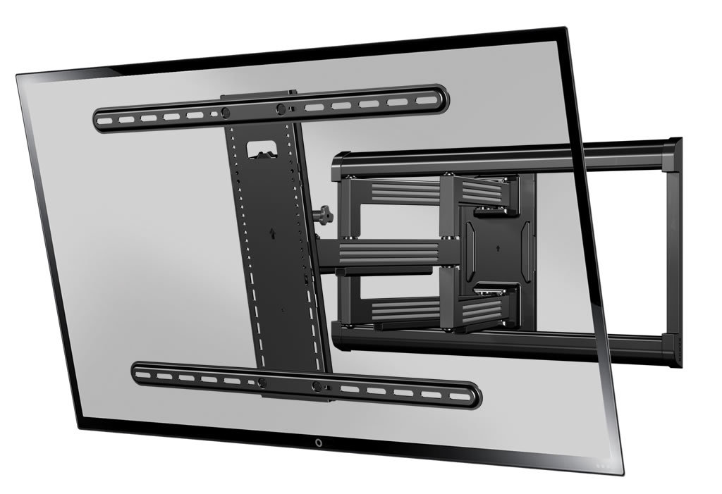 Mount-It! Soporte de pared para TV de movimiento completo | Soporte de TV  de brazo largo con extensión de 24 pulgadas | Se adapta a televisores de 32